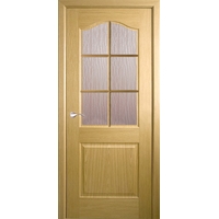 Межкомнатная дверь Belwooddoors Капричеза 70 см (стекло, шпон, дуб/кора дуба бронза)