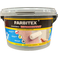 Акриловая грунтовка Farbitex бетоноконтакт (3 кг)