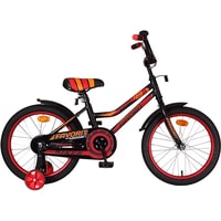 Детский велосипед Favorit Biker 18 2021 (черный/красный)