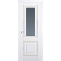 Межкомнатная дверь ProfilDoors 28U L 90x200 (аляска/мателюкс графит узор золото)