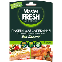 Пакеты для запекания Master Fresh с жаропрочными клипсами (5 шт)