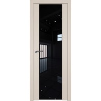 Межкомнатная дверь ProfilDoors 8U L 60x200 (санд/триплекс черный)