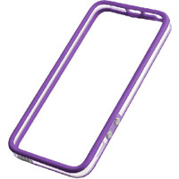 Чехол для телефона Forever Clear Bumper для iPhone 5/5S фиолетовый