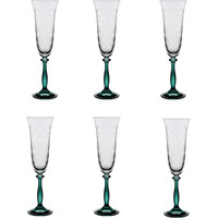 Набор бокалов для шампанского Bohemia Crystal Angela 40600/Q9341/190 (6 шт)