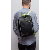 Школьный рюкзак Grizzly RB-056-1/1 (черный/светло-зеленый)