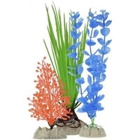 Набор растений GloFish S, M, L, (синий, зеленый, оранжевый)