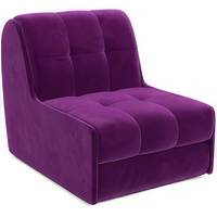 Кресло-кровать Мебель-АРС Барон №2 (микровельвет, фиолетовый) в Солигорске