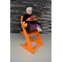 Растущий стул Millwood Вырастайка Eco Prime с ограничителем (оранжевый)