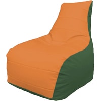 Кресло-мешок Flagman Бумеранг Б1.3-01 (оранжевый/зеленый)