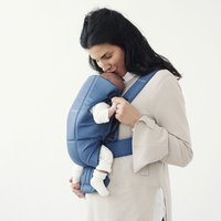 Рюкзак-переноска BabyBjorn Mini Cotton (vintage indigo)