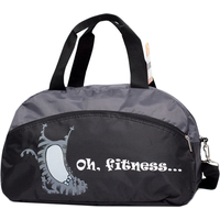 Дорожная сумка Xteam С156 (черный/серый, фитнес, кот)