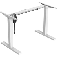Стол для работы стоя ErgoSmart Electric Desk Compact (бетон чикаго светло-серый/белый)
