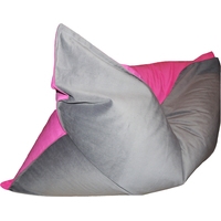 Кресло-мешок Bagland Подушка (розовый/серый)
