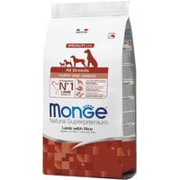 Сухой корм для собак Monge All Breeds Puppy & Junior Monoprotein Lamb and Rice (для щенков всех пород с ягненком и рисом) 2.5 кг