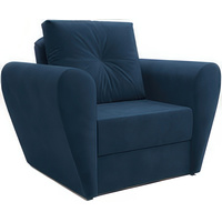 Кресло-кровать Мебель-АРС Квартет (велюр, темно-синий Luna 034)