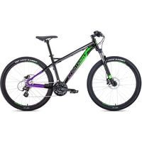 Велосипед Forward Quadro 27.5 3.0 disc р.17 2020 (черный)