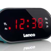 Настольные часы Lenco CR-07 (голубой)