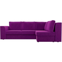 Угловой диван Лига диванов Пауэр 100207 (фиолетовый)