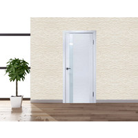 Межкомнатная дверь Zadoor D4 Техно Белая эмаль