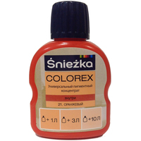 Колеровочная краска Sniezka Colorex 0.1 л (№21, оранжевый)