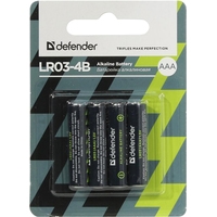 Батарейка Defender AAA 4 шт. LR03-4B