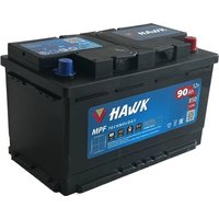 Автомобильный аккумулятор Hawk 90 R+ HSMF-58043