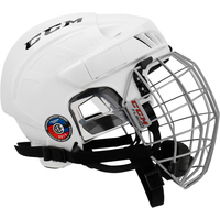 Cпортивный шлем CCM Fitlite 60 Combo S (белый)
