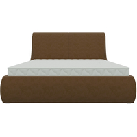 Кровать Mebelico Принцесса 160x200 (вельвет коричневый)