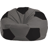 Кресло-мешок Flagman Мяч Стандарт М1.1-475 (темно-серый/черный)