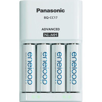 Аккумуляторы + зарядное Panasonic BQ-CC17 + 4х1900mAh [K-KJ17MCC40E]
