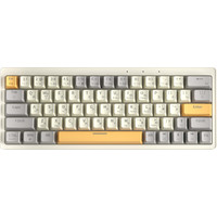Клавиатура Cyberlynx ZA63 Pro Beige Gray Yellow (TNT Yellow)