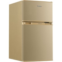 Холодильник Tesler RCT-100 (бежевый)