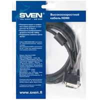 Кабель SVEN HDMI-DVI (3 м)