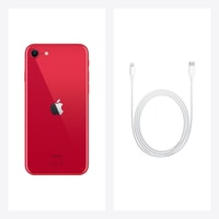 Смартфон Apple iPhone SE 128GB (с гарнитурой и адаптером, красный)