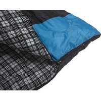 Спальный мешок Indiana Vermont Plus (левая молния, синий/черный)