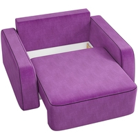 Кресло-кровать Mebelico Гермес 59350 (вельвет, фиолетовый)