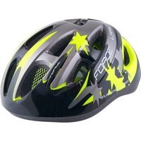 Cпортивный шлем Force Lark S (черный/салатовый)
