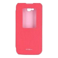 Чехол для телефона LG QuickWindow для LG L90 (розовый)
