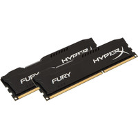 Оперативная память HyperX Fury Black 2x4GB KIT DDR3 PC3-12800 HX316C10FBK2/8