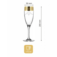 Набор бокалов для шампанского Promsiz EAV63-1687/837/S/BS/12