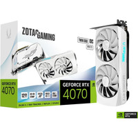 Видеокарта ZOTAC GeForce RTX 4070 Twin Edge OC White Edition ZT-D40700Q-10M