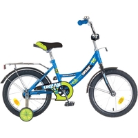 Детский велосипед Novatrack Urban 14 (синий)