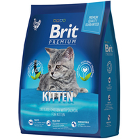 Сухой корм для кошек Brit Premium Cat Kitten для котят с курицей 2 кг