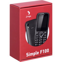 Кнопочный телефон Jinga Simple F100 Red