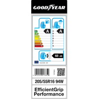Летние шины Goodyear EfficientGrip Performance 2 205/55R16 94W