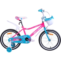 Детский велосипед AIST Wiki 18 (розовый/бирюзовый, 2019)