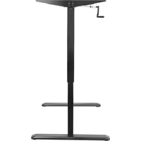 Стол для работы стоя ErgoSmart Manual Desk Special 1360x800x36 мм (альпийский белый/черный)