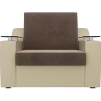 Кресло-кровать Mebelico Сенатор 105469 80 см (коричневый/бежевый)