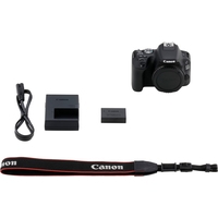 Зеркальный фотоаппарат Canon EOS 200D Kit 18-55 IS II (черный)