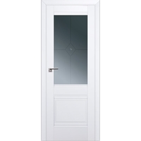 Межкомнатная дверь ProfilDoors Классика 2U L 70x200 (аляска/графит с прозрачным фьюзингом)